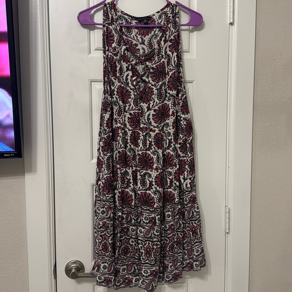 American Eagle Pink Floral Dress